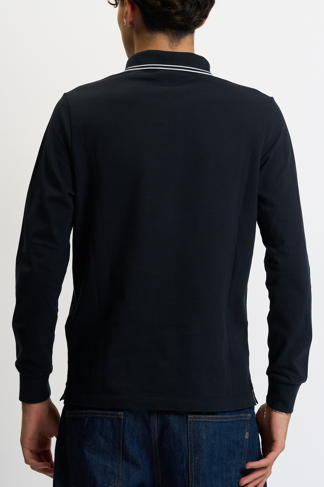 Stone island Polo Blu Uomo-4