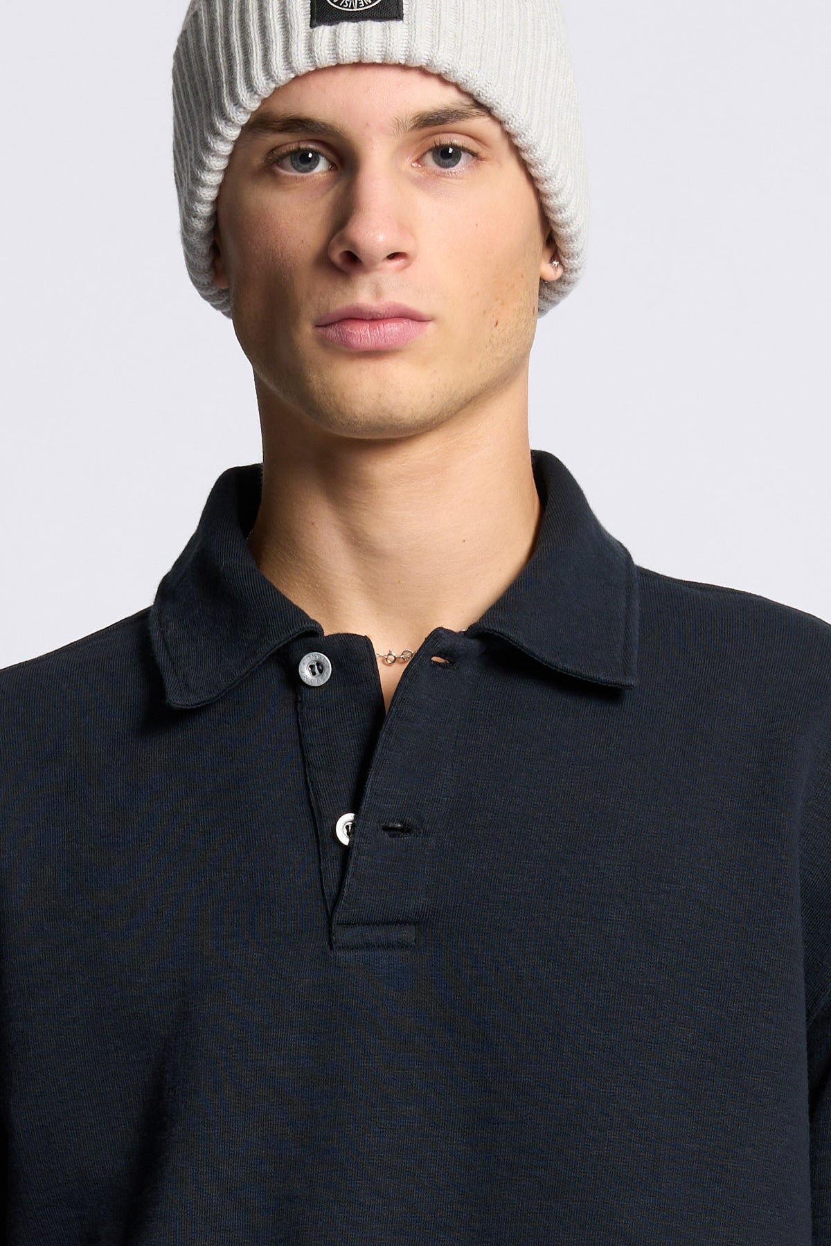 Stone island Polo Felpa Blu Uomo-3