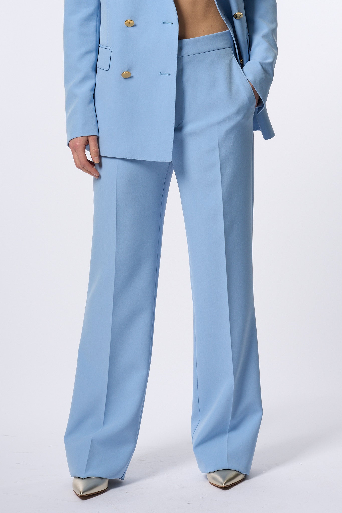 Tagliatore Abito Doppiopetto Azzurro Donna-9