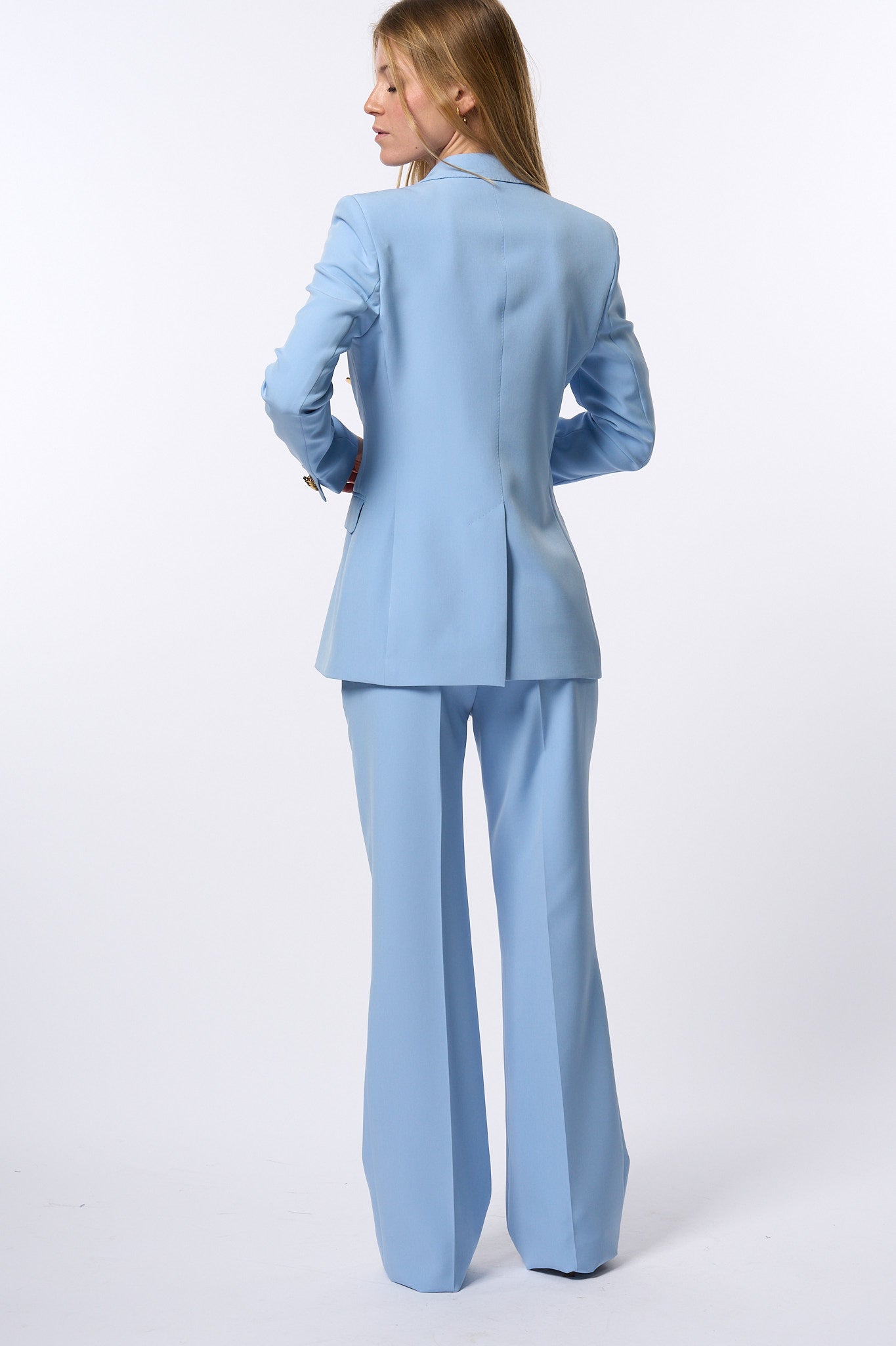 Tagliatore Abito Doppiopetto Azzurro Donna-11
