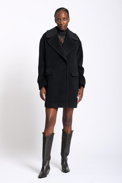 Tagliatore Cappotto ASTRID Over Nero Donna