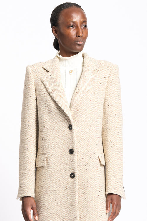 Tagliatore Cappotto AMANDA Chevron Naturale Donna-2