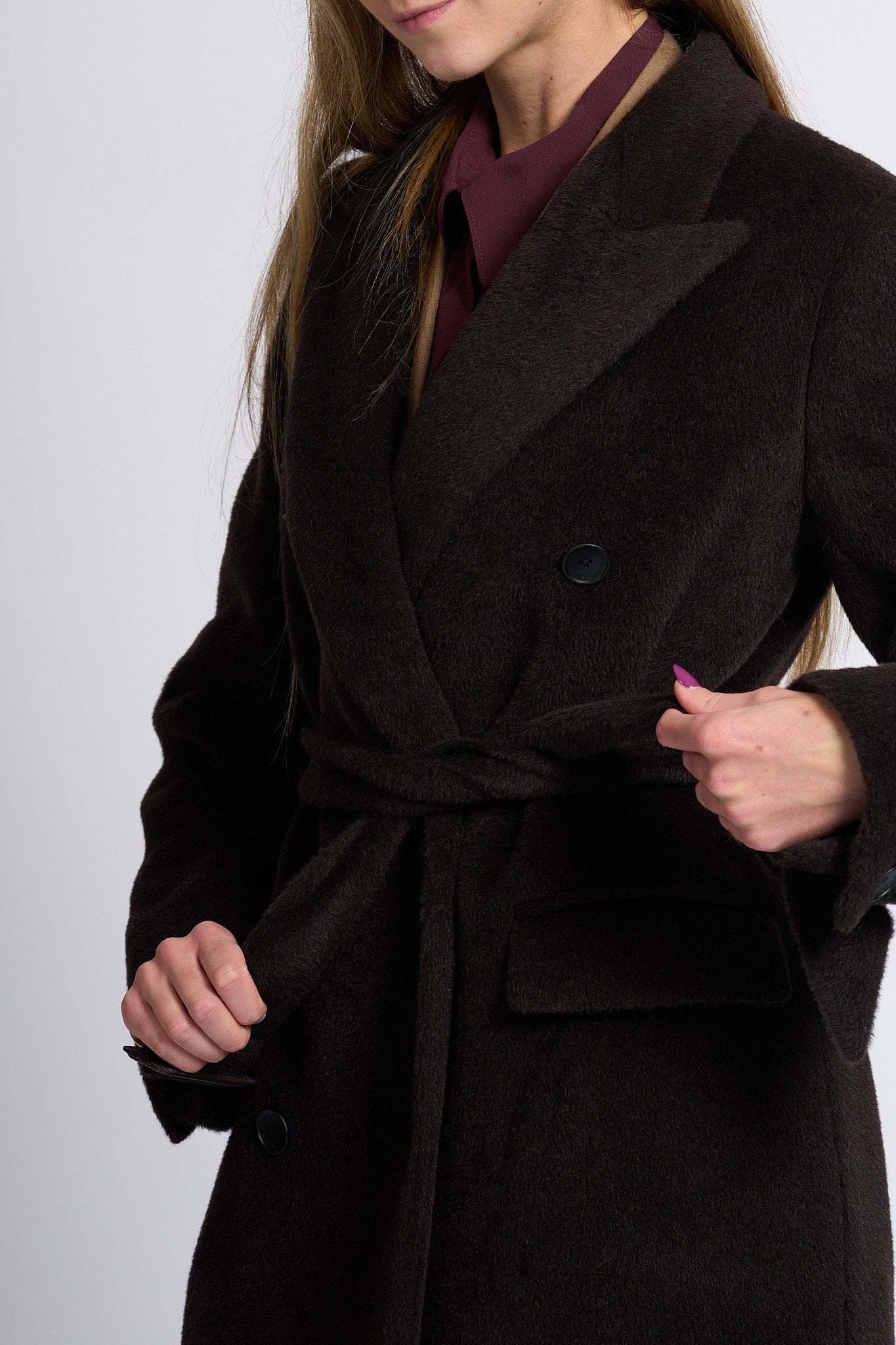 Tagliatore Cappotto Jole Moro Donna-9