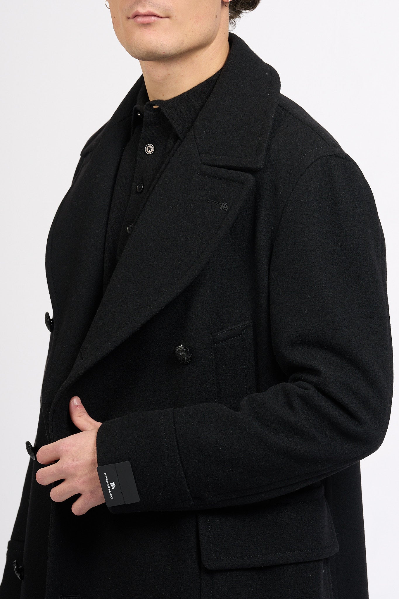 Ellos Plus collection KAFTAN - Cappotto corto - schwarz/nero