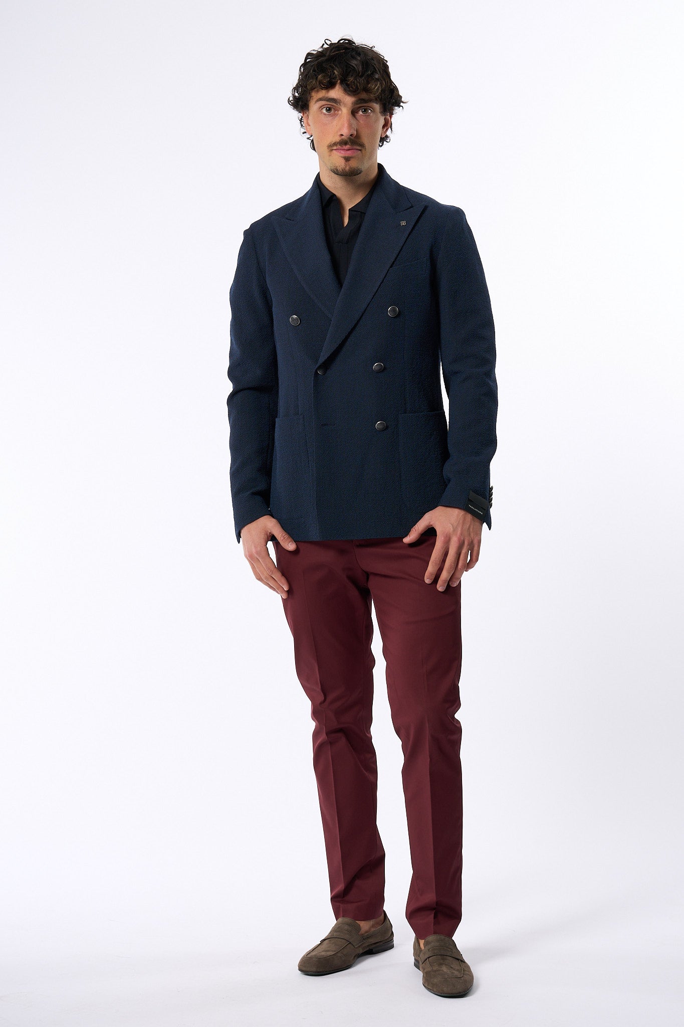 Tagliatore Giacca Montecarlo Blu Uomo-6