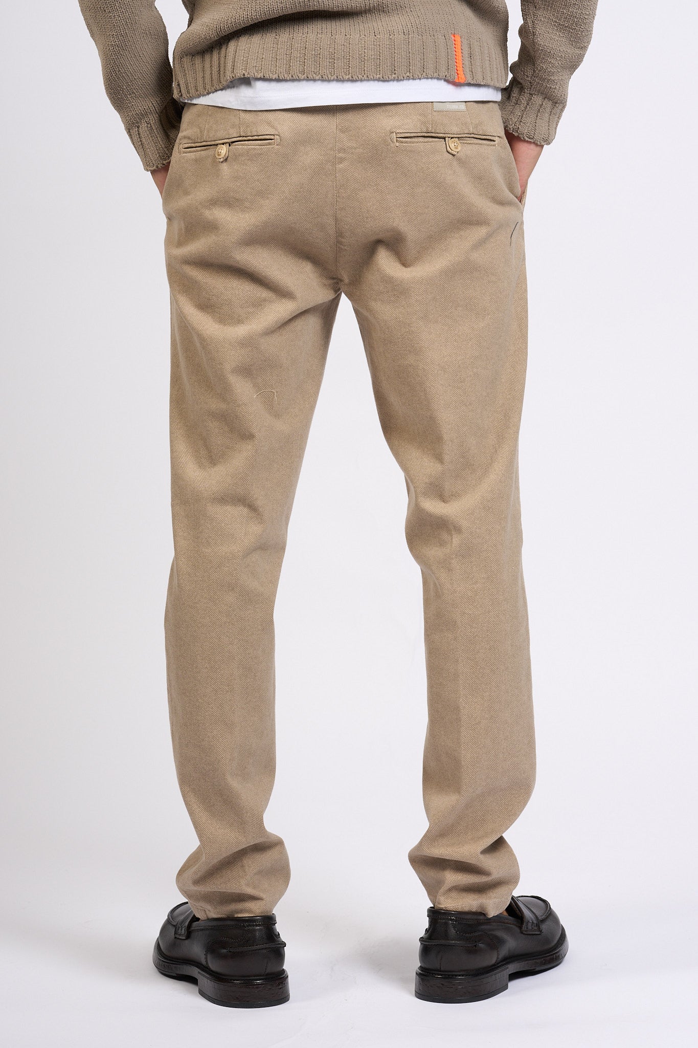 Teleria Zed Pantalone Capital Beige Uomo-4