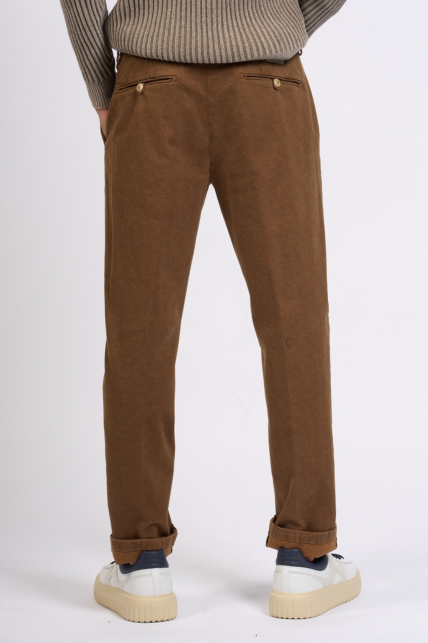 Teleria Zed Pantalone Capital Tabacco Uomo-5