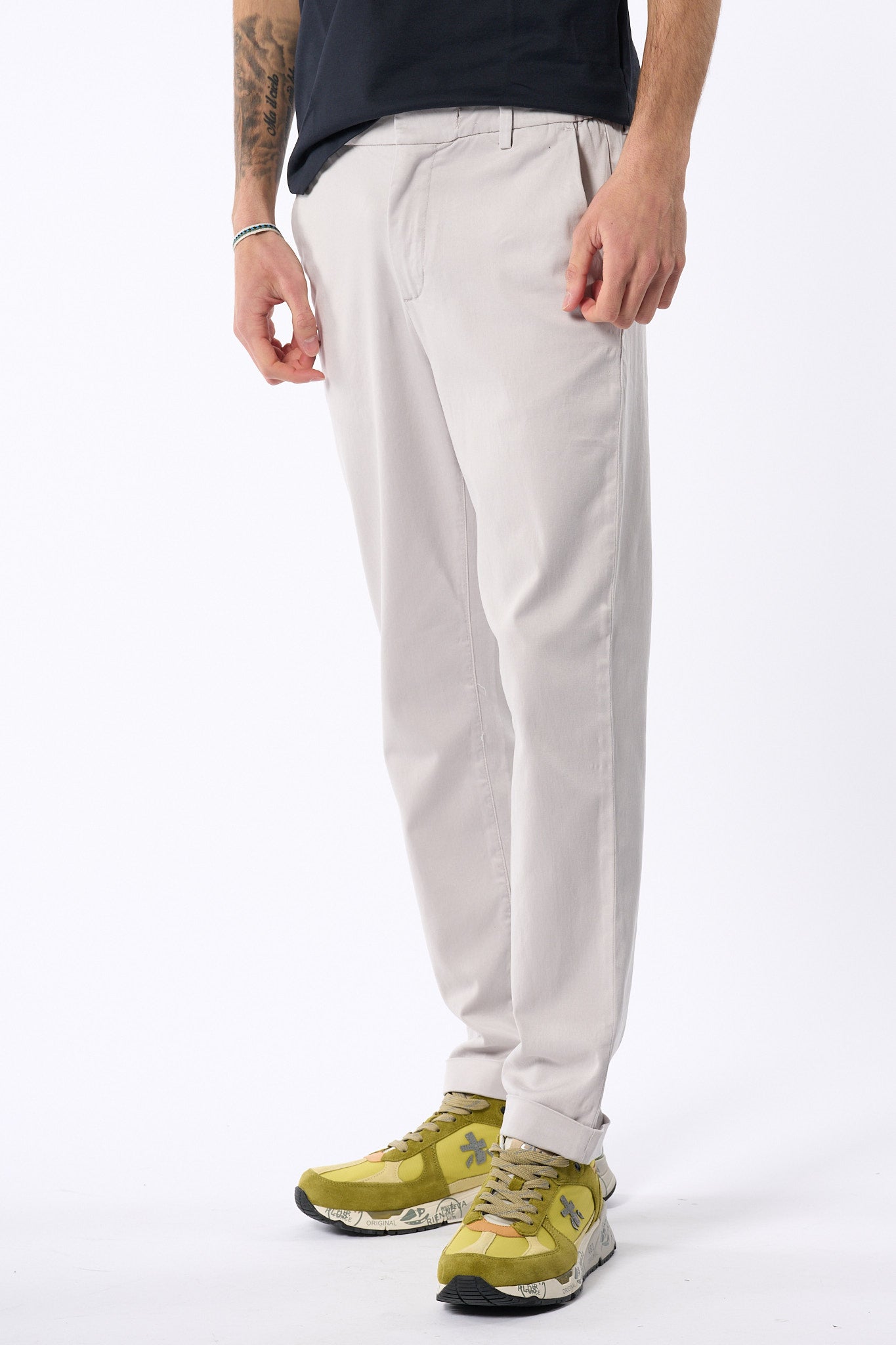 Teleria Zed Pantalone Con Coulisse Sasso Uomo-1