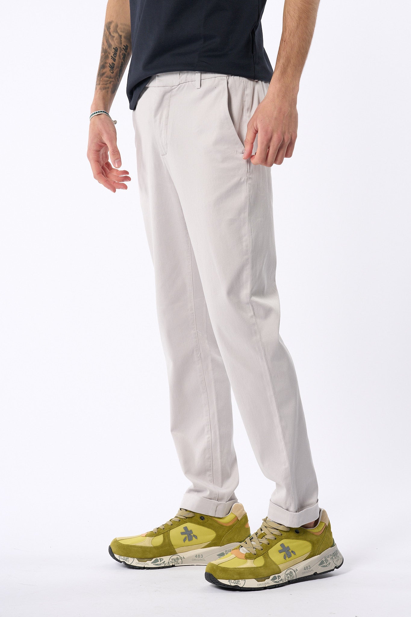 Teleria Zed Pantalone Con Coulisse Sasso Uomo-6
