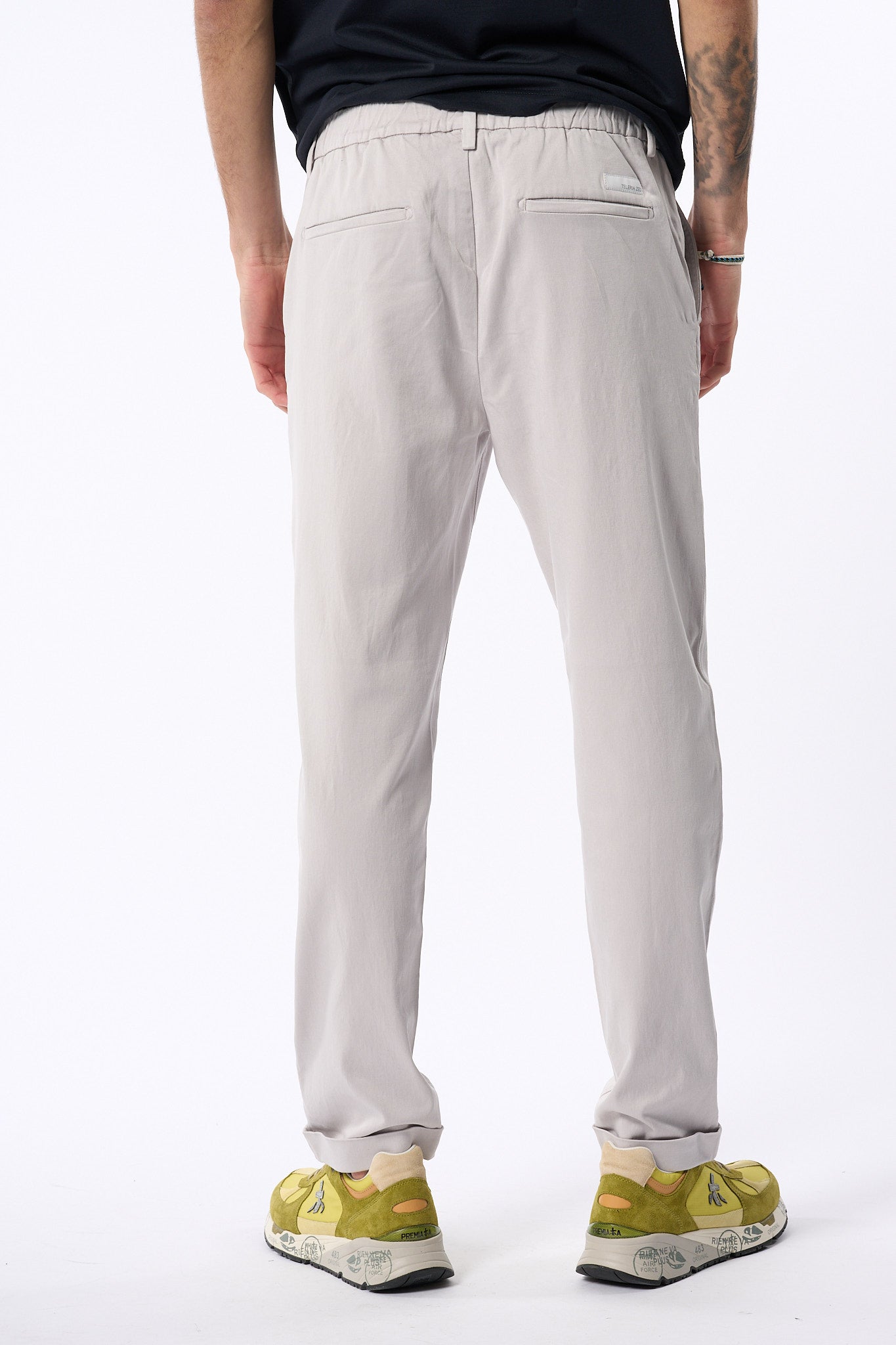 Teleria Zed Pantalone Con Coulisse Sasso Uomo-7