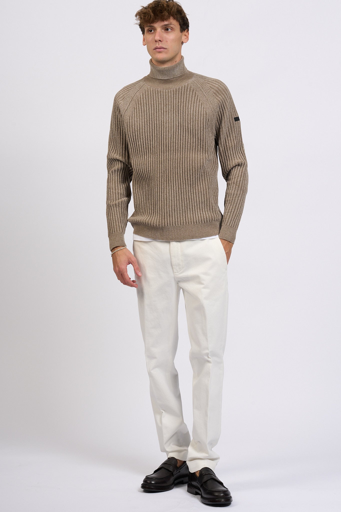 Teleria Zed Pantalone Edward Naturale Uomo-8