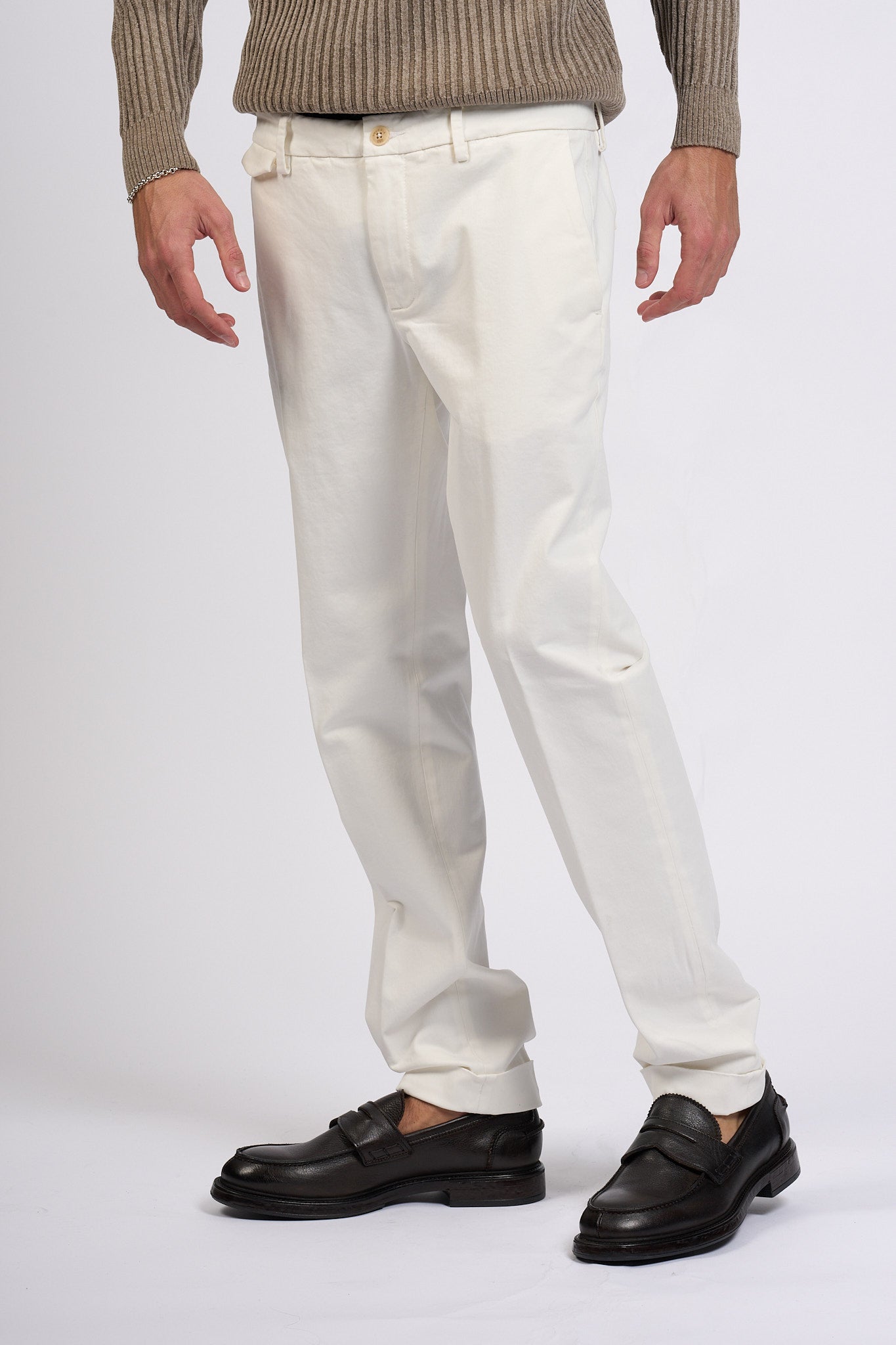 Teleria Zed Pantalone Edward Naturale Uomo-5