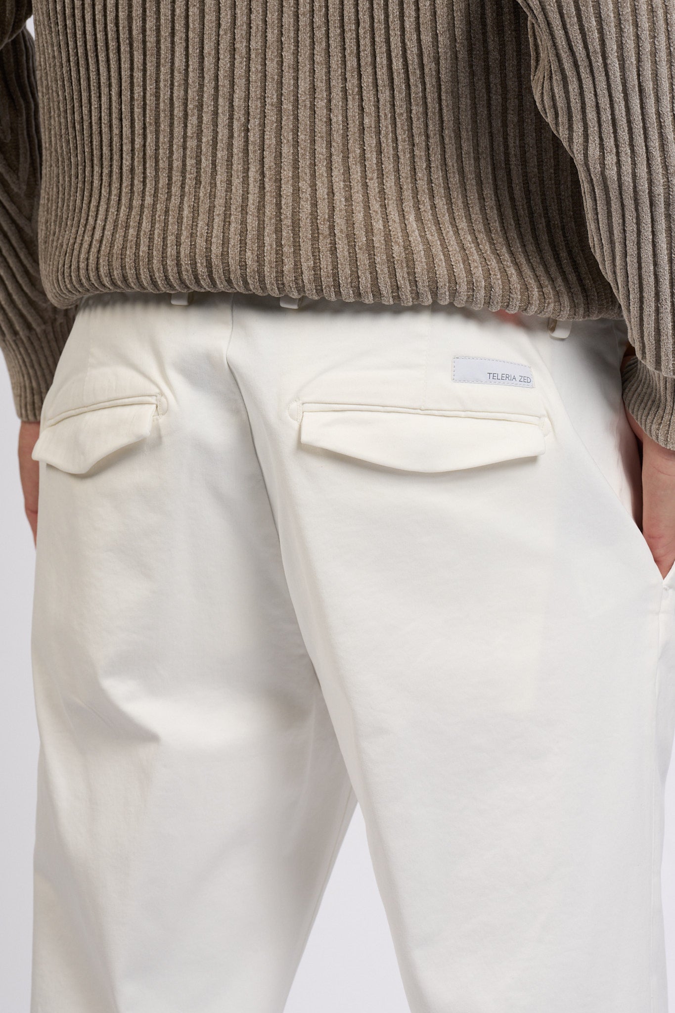 Teleria Zed Pantalone Edward Naturale Uomo-2