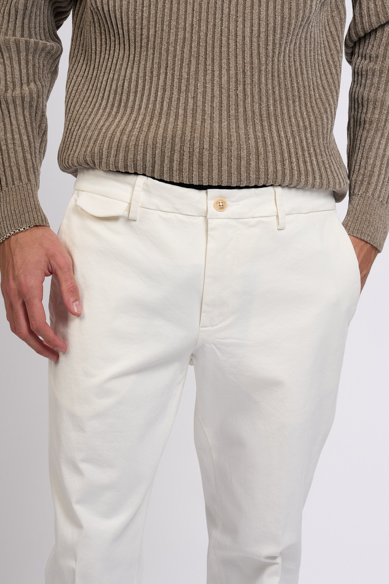 Teleria Zed Pantalone Edward Naturale Uomo-7