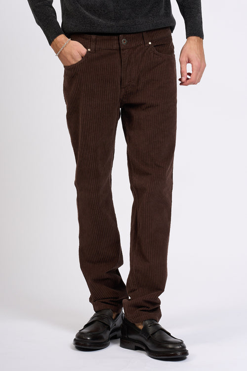 Teleria Zed Pantalone Mark Marrone Uomo