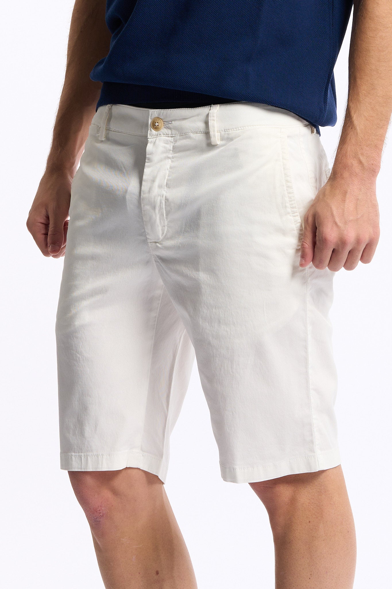 Teleria zed Bermuda Silver Bianco Uomo-2