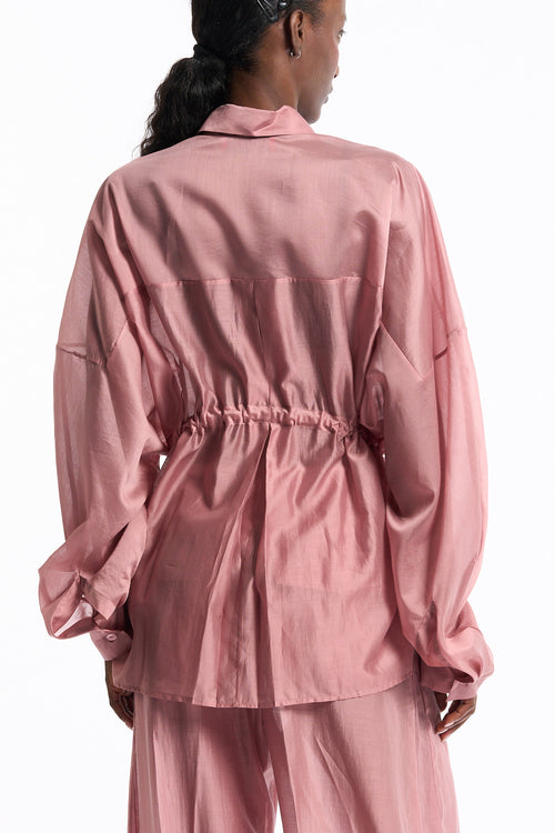 The latest Camicia Dalida Mussola Rosa Donna-2