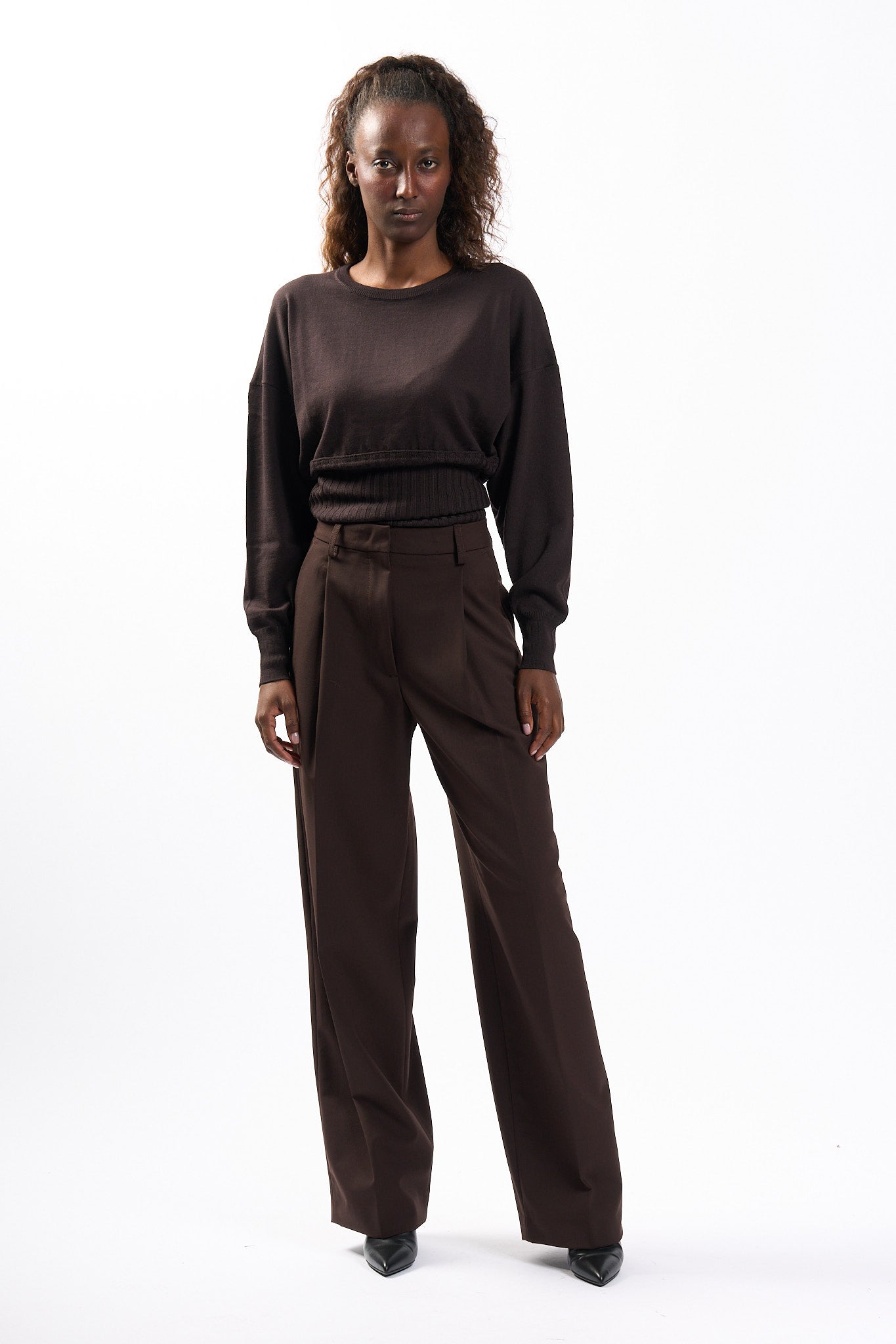 The latest Pantalone Axel Marrone Donna-3