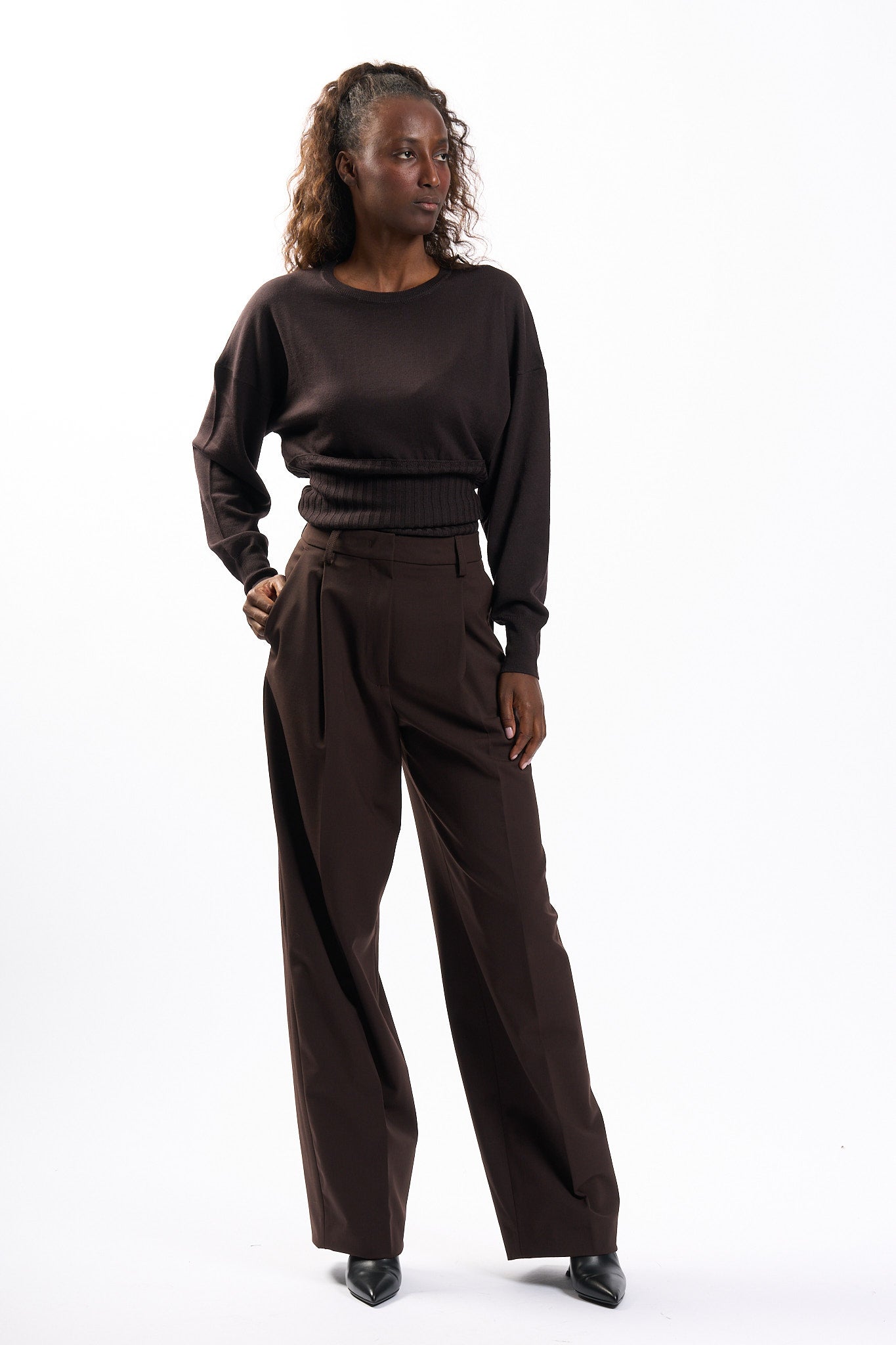 The latest Pantalone Axel Marrone Donna-9