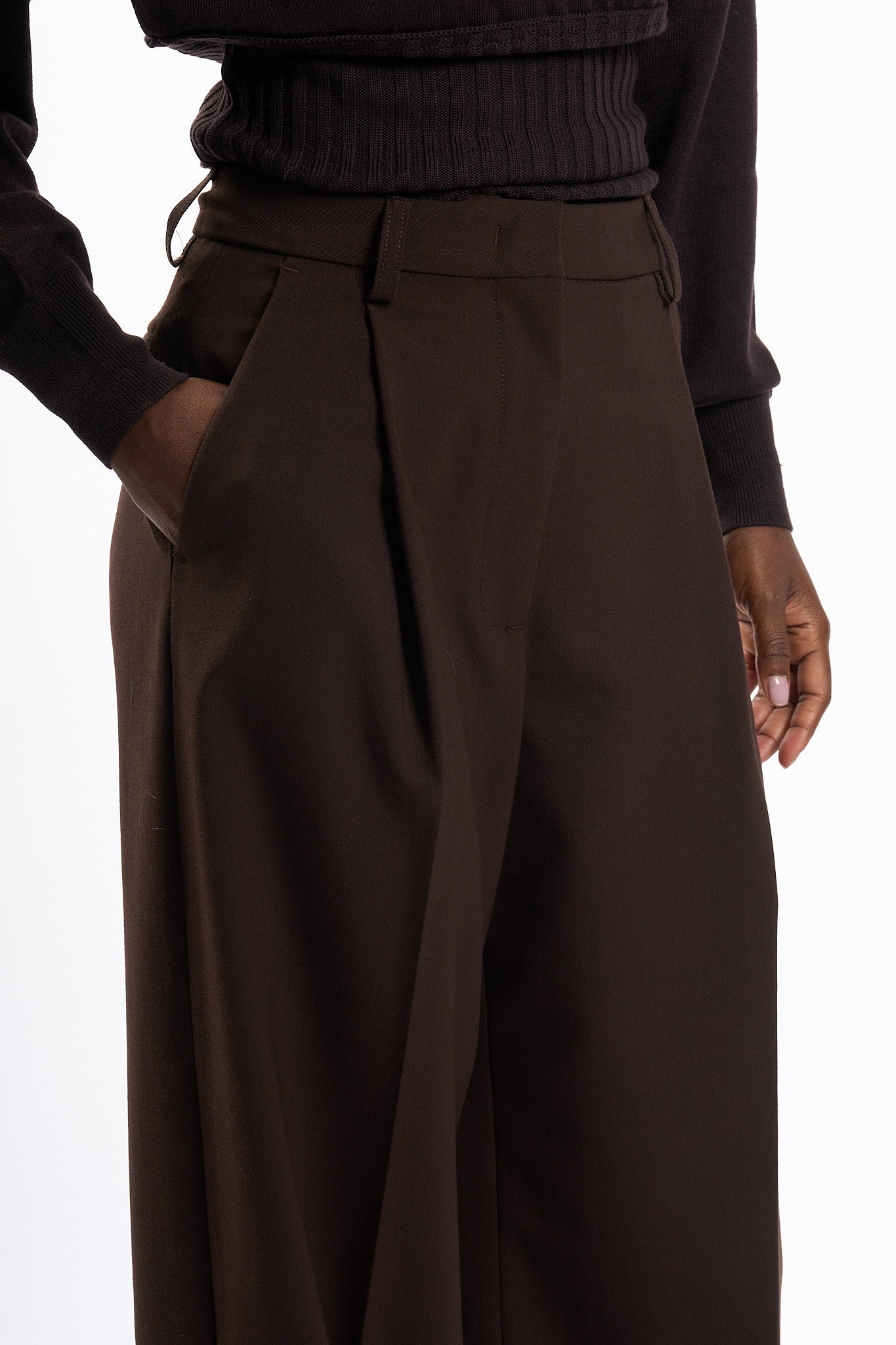 The latest Pantalone Axel Marrone Donna-2