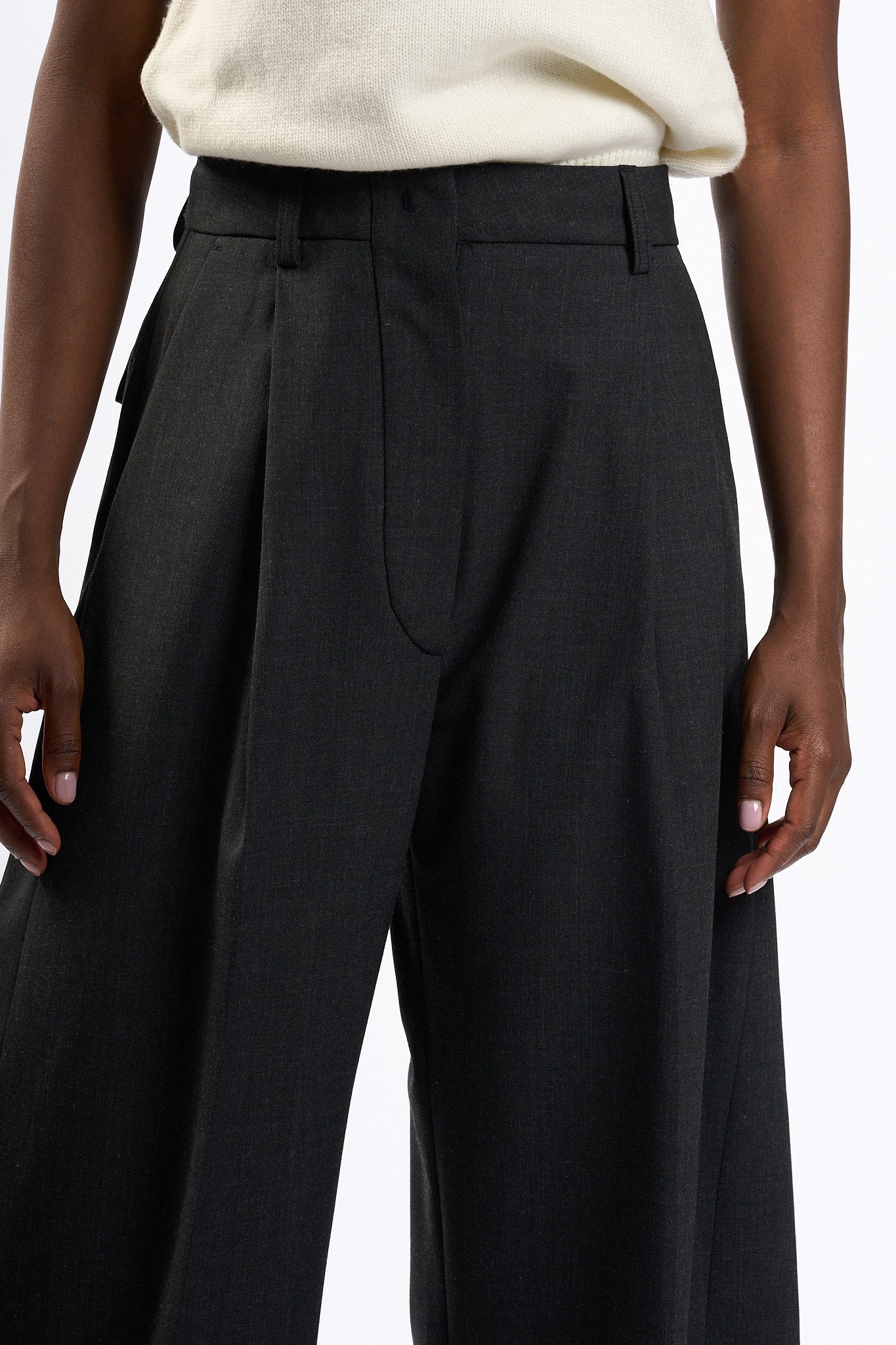 The latest Pantalone Billie Grigio Donna-4