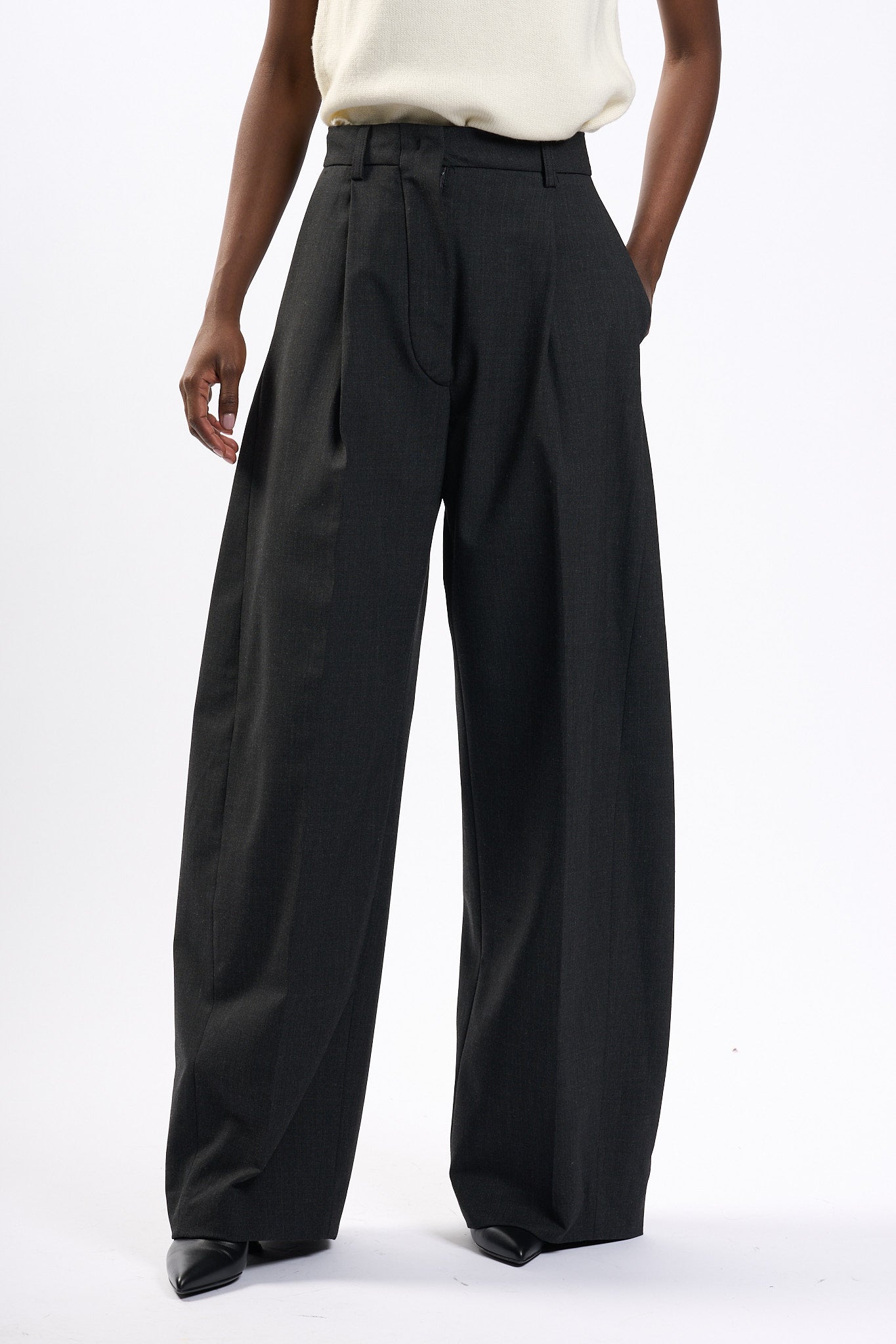 The latest Pantalone Billie Grigio Donna-1