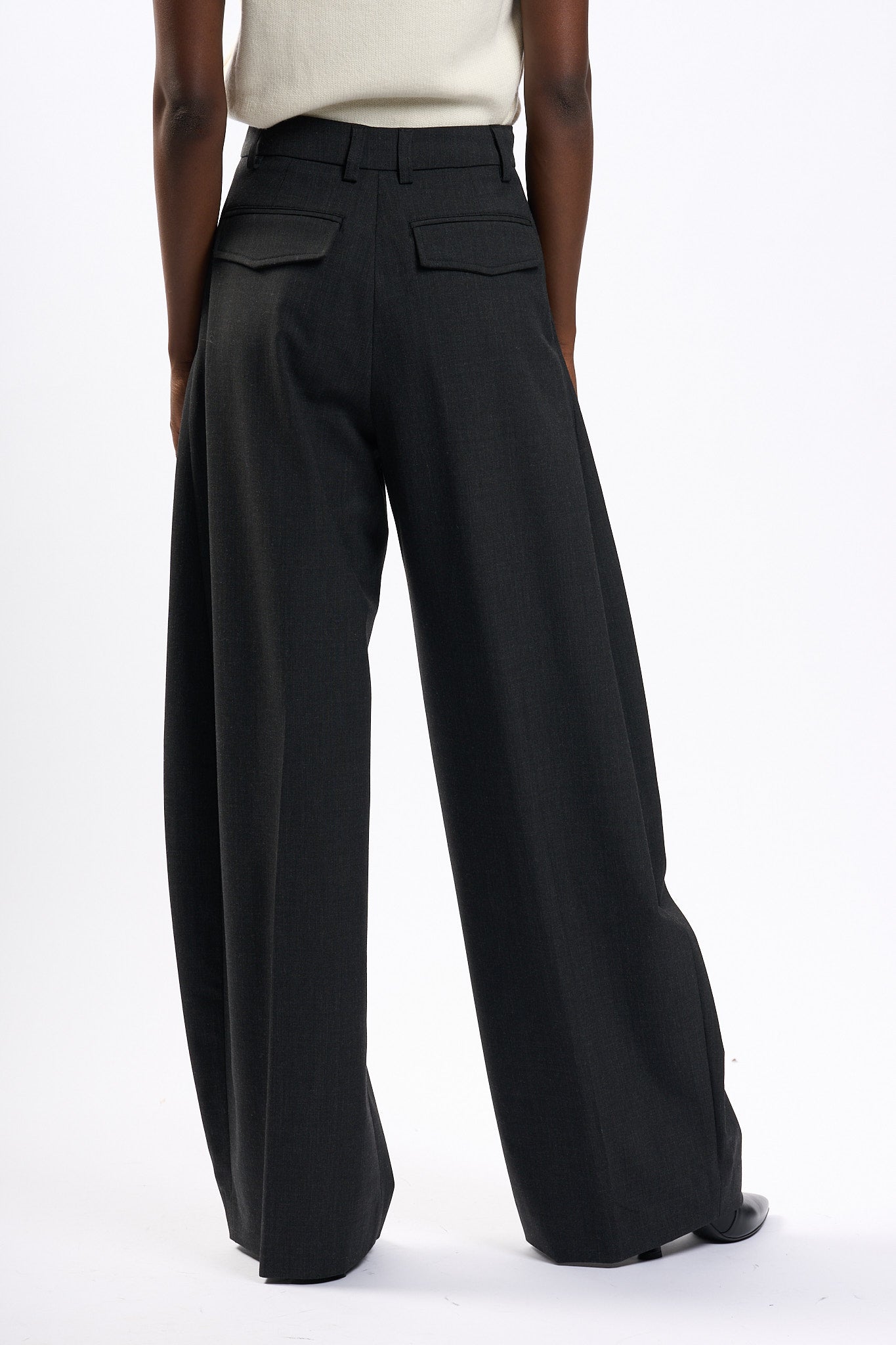 The latest Pantalone Billie Grigio Donna-8