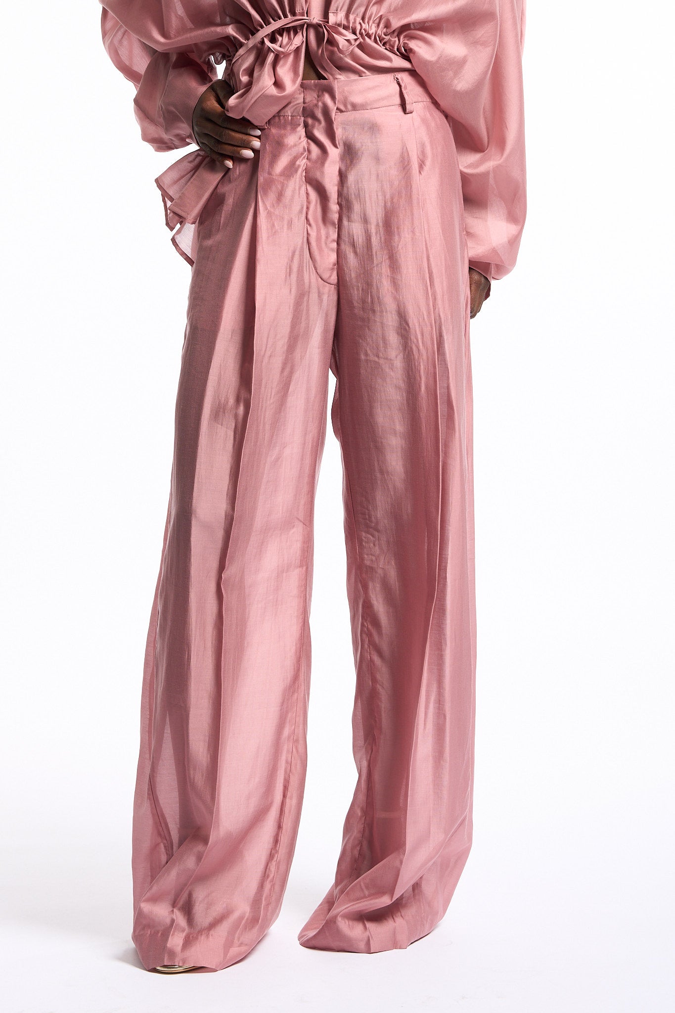 The latest Pantalone Billie Mussola Rosa Donna-2