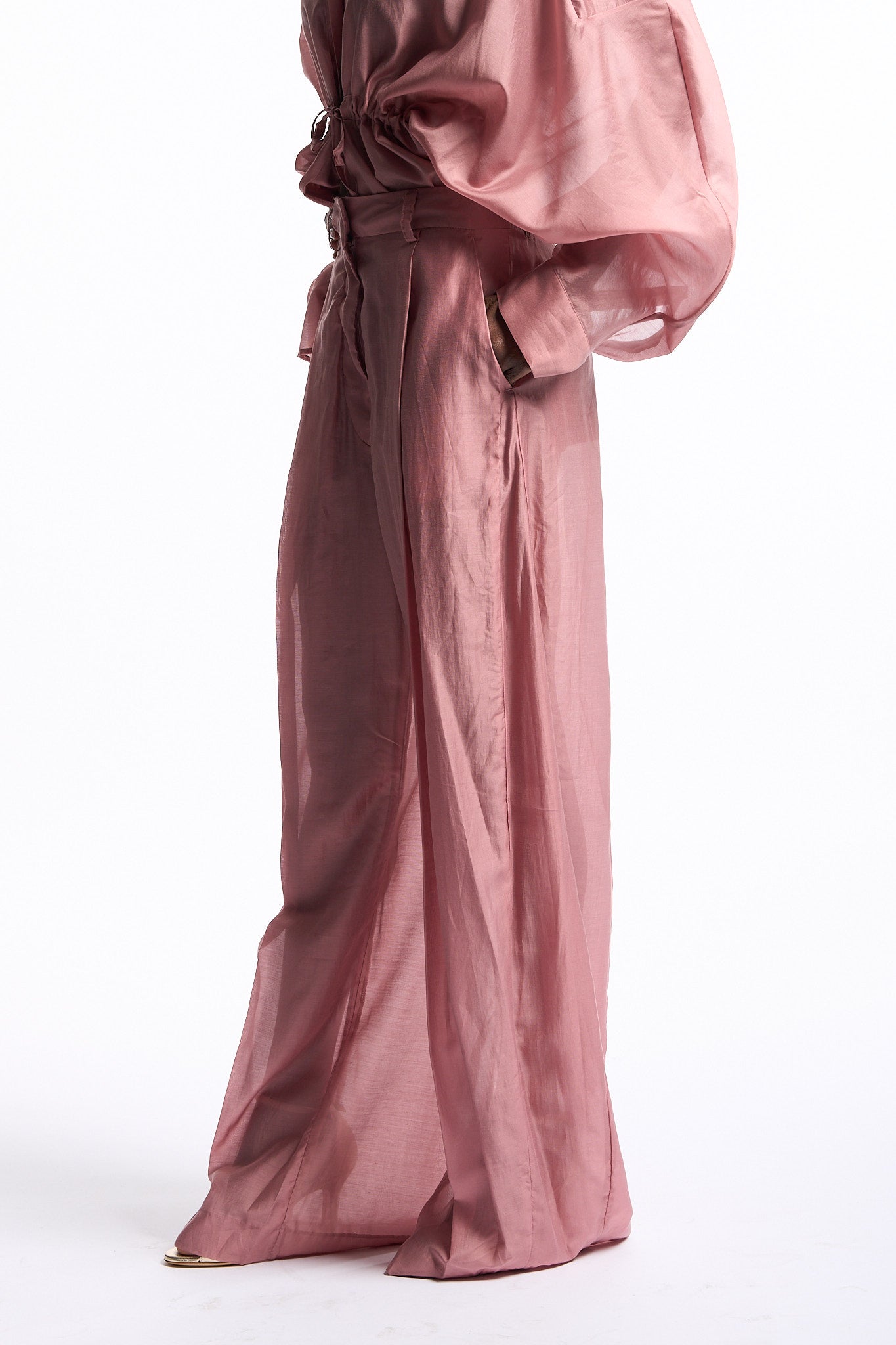 The latest Pantalone Billie Mussola Rosa Donna-4