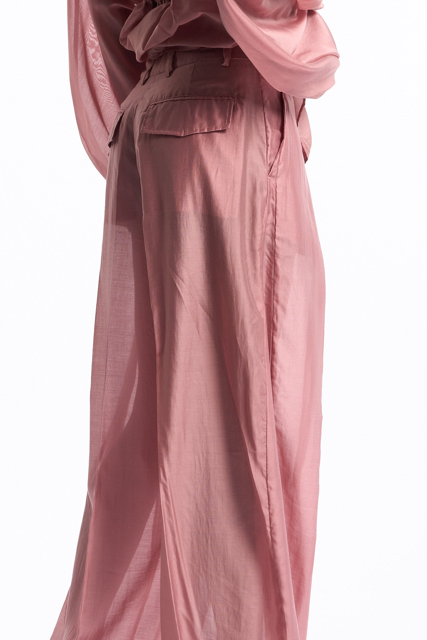 The latest Pantalone Billie Mussola Rosa Donna-3
