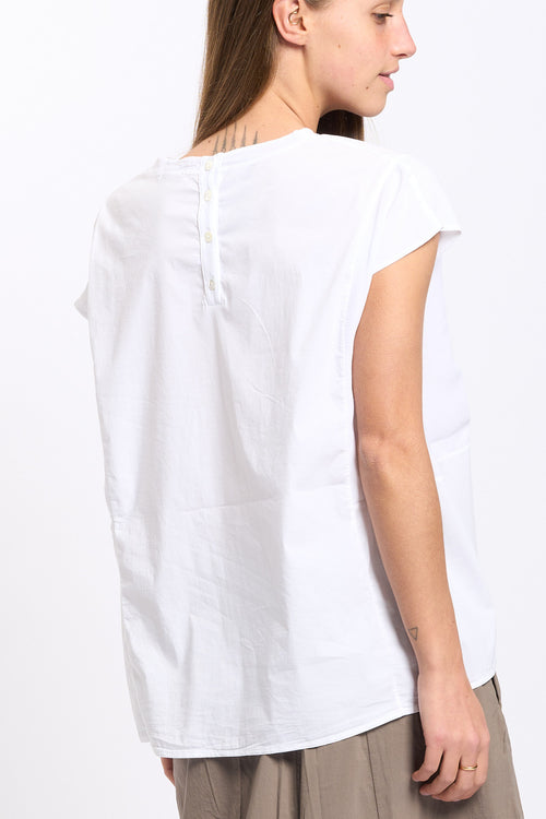Transit Blusa Maniche Corte Bianco Donna-2