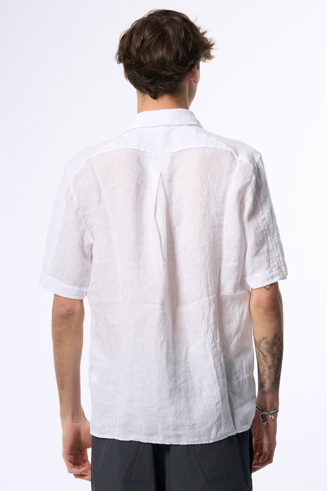 Transit Camicia Bianco Uomo-5