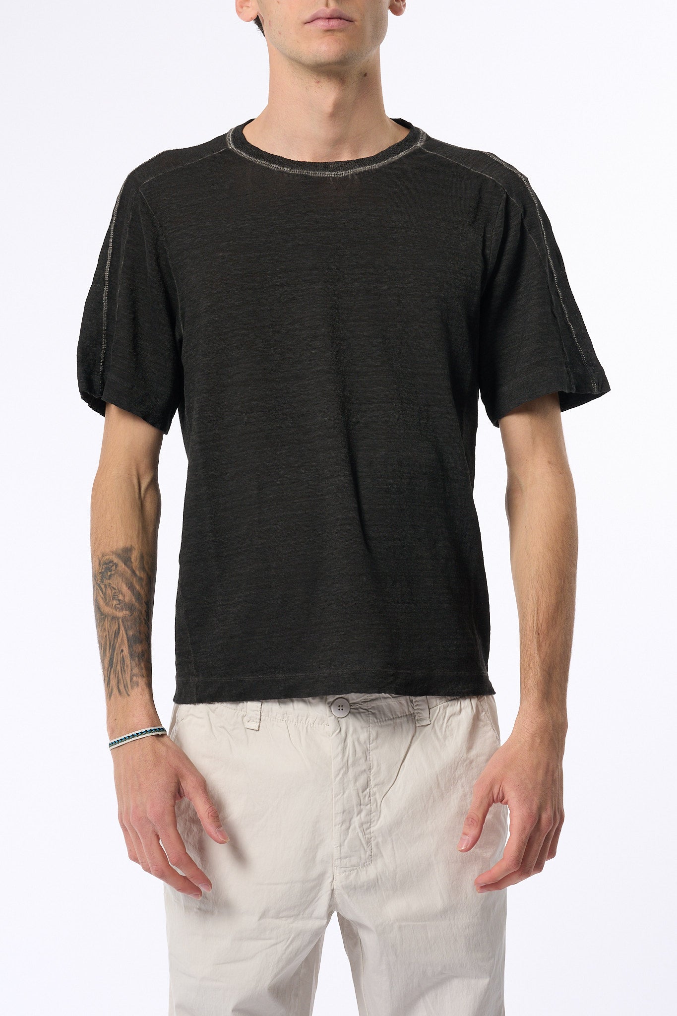 Transit T-shirt Nero Uomo-5