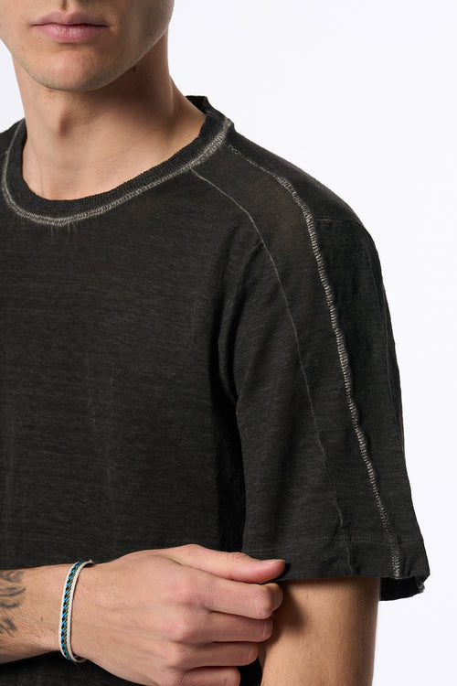 Transit T-shirt Nero Uomo-2