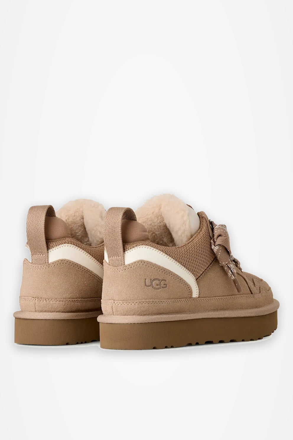 UGG Sneaker Lowmel Sabbia Donna in suede e mesh-3