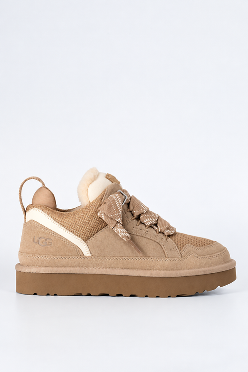 UGG Sneaker Lowmel Sabbia Donna in suede e mesh