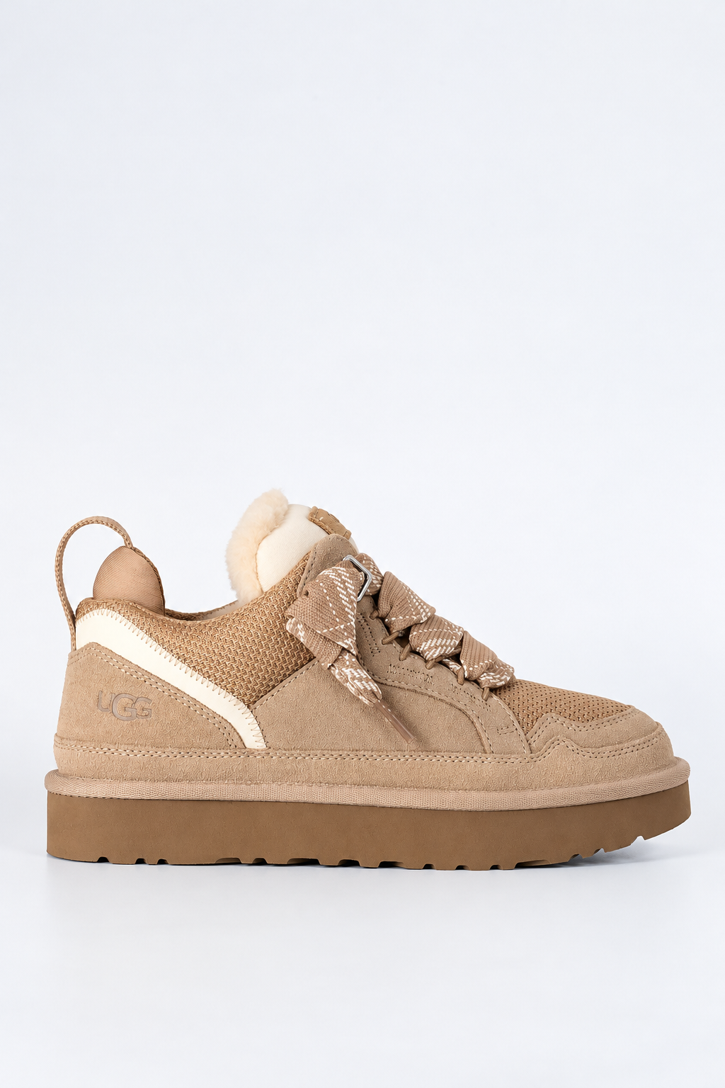 UGG Sneaker Lowmel Sabbia Donna in suede e mesh-7