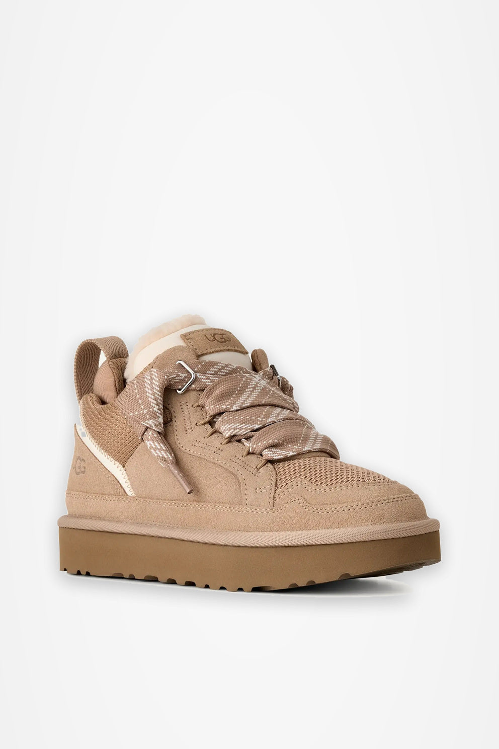 UGG Sneaker Lowmel Sabbia Donna in suede e mesh-6