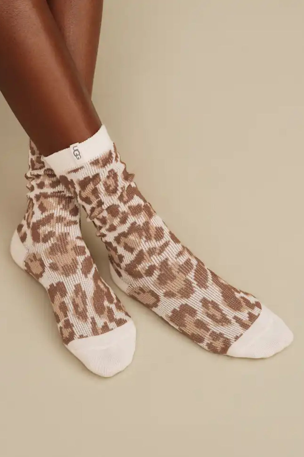 Ugg Calzettoni Leopard Gianni Donna in maglia jacquard-2
