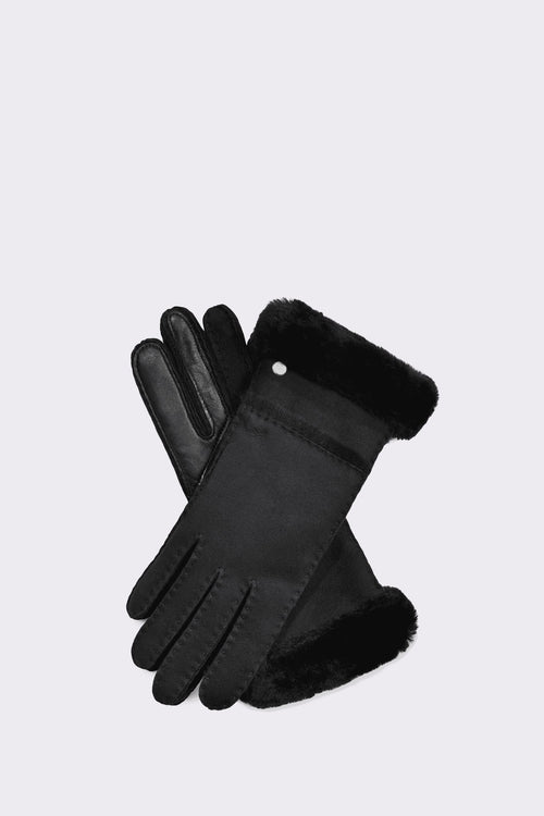 Ugg Guanti Montone Nero Donna-2