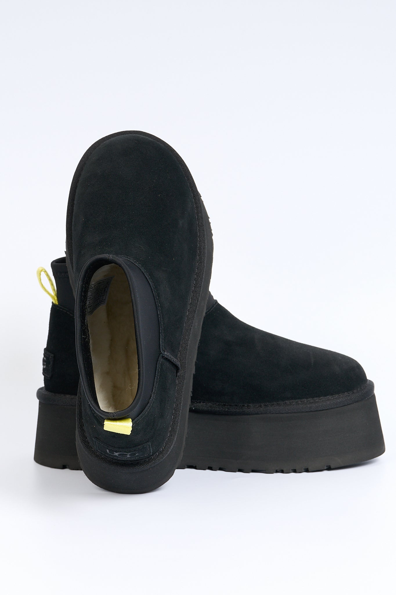 Ugg Mini Plateau Dipper Nero Donna-4