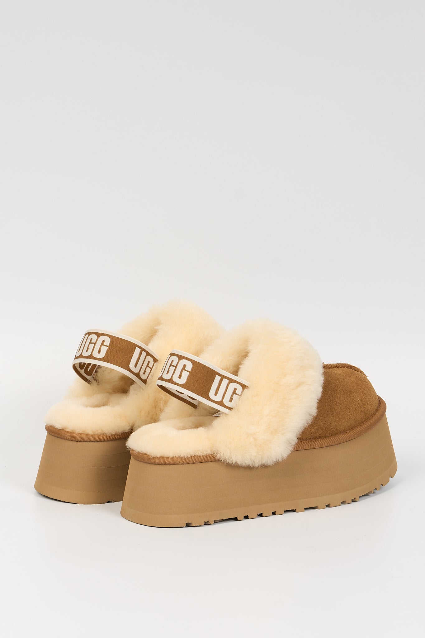 Ugg Pantofola Funkette Castagna Donna-3