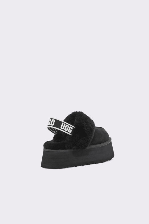 Ugg Pantofola Funkette Nero Donna-2