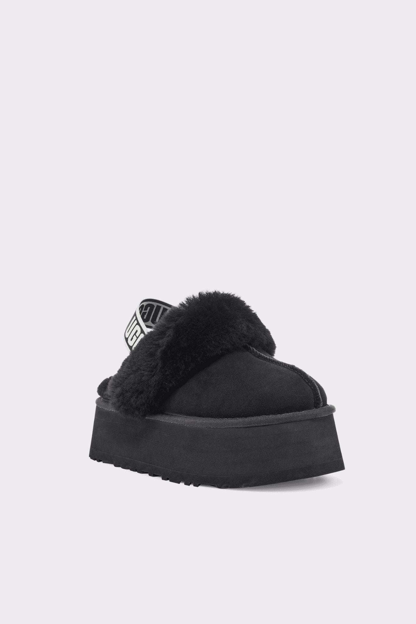 Ugg Pantofola Funkette Nero Donna-5