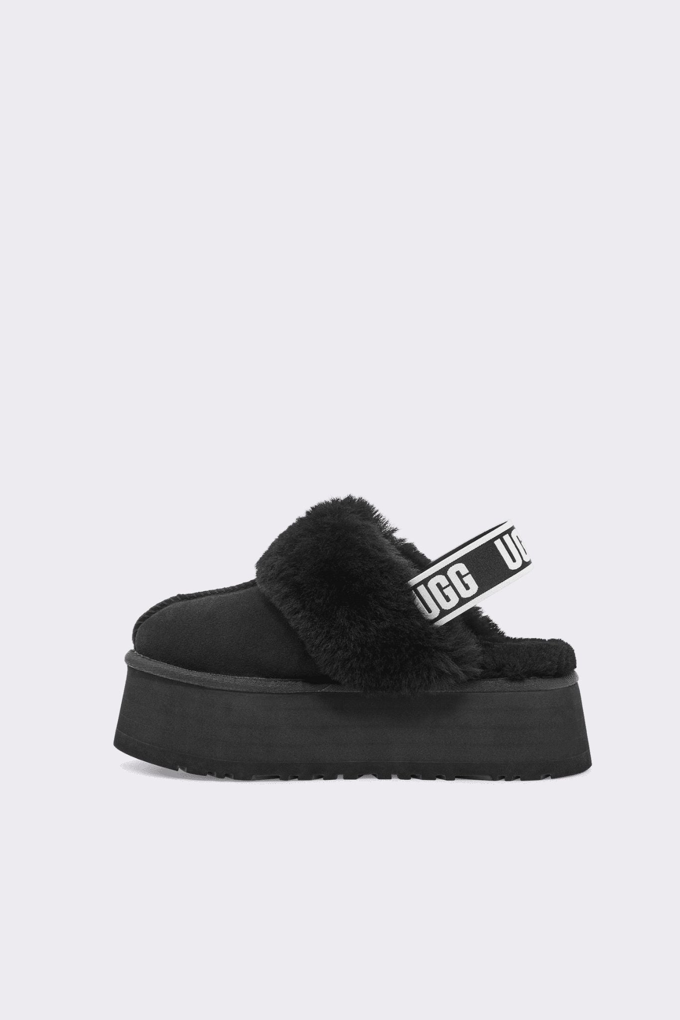 Ugg Pantofola Funkette Nero Donna-6