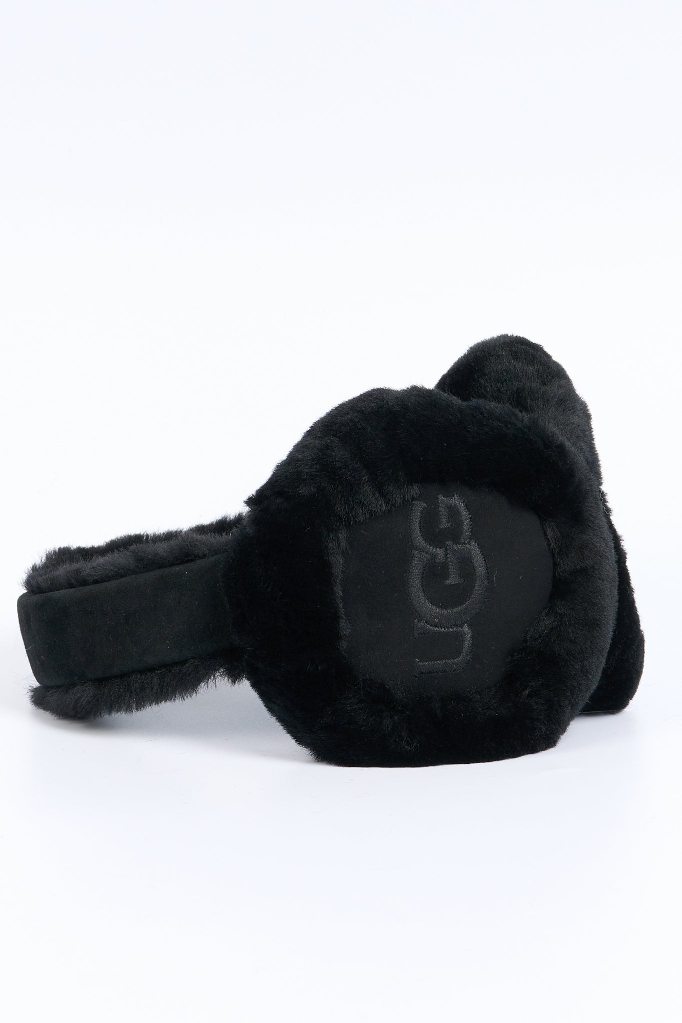 Ugg Paraorecchie in Montone Nero Donna-3