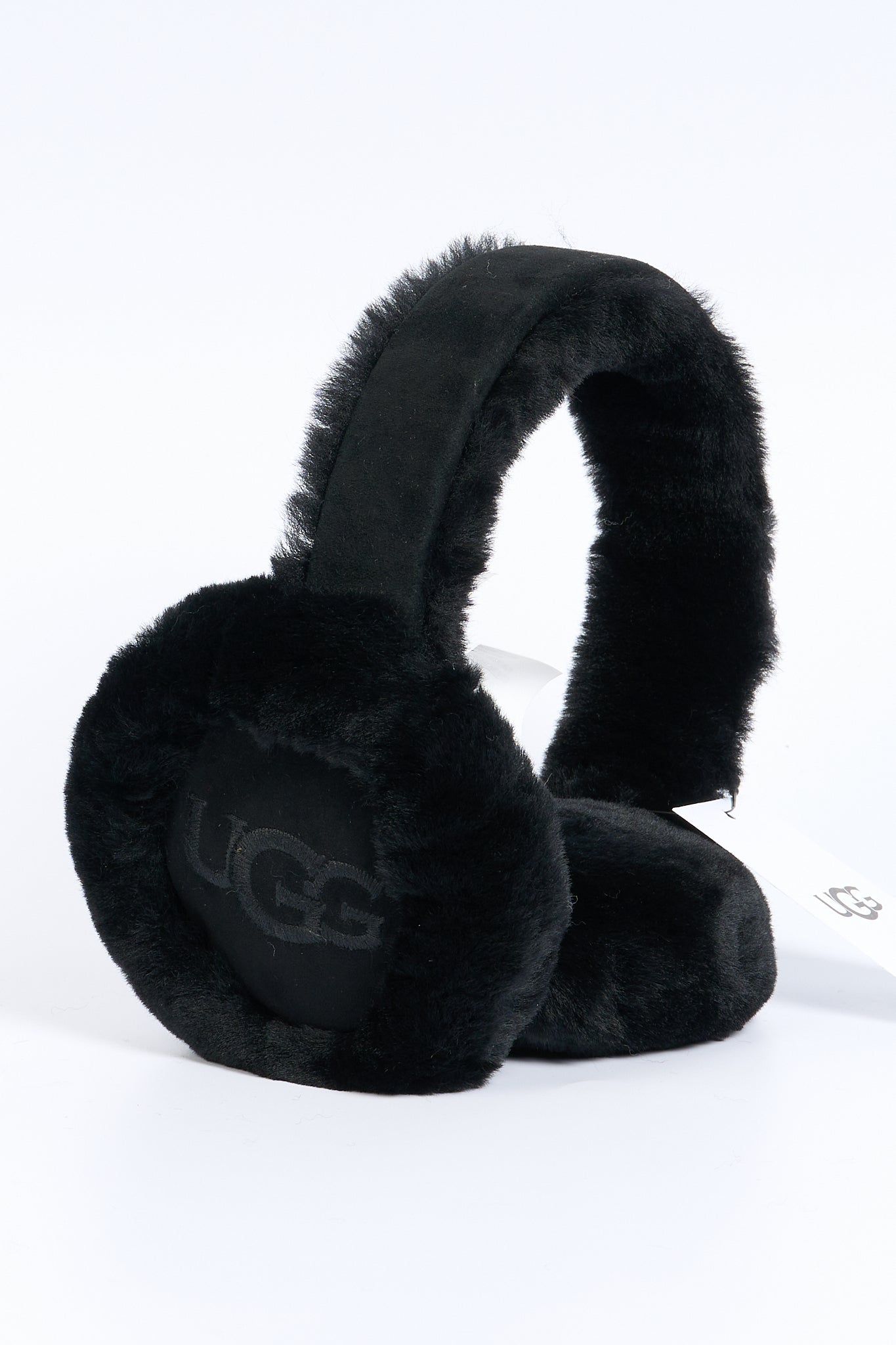 Ugg Paraorecchie in Montone Nero Donna-2