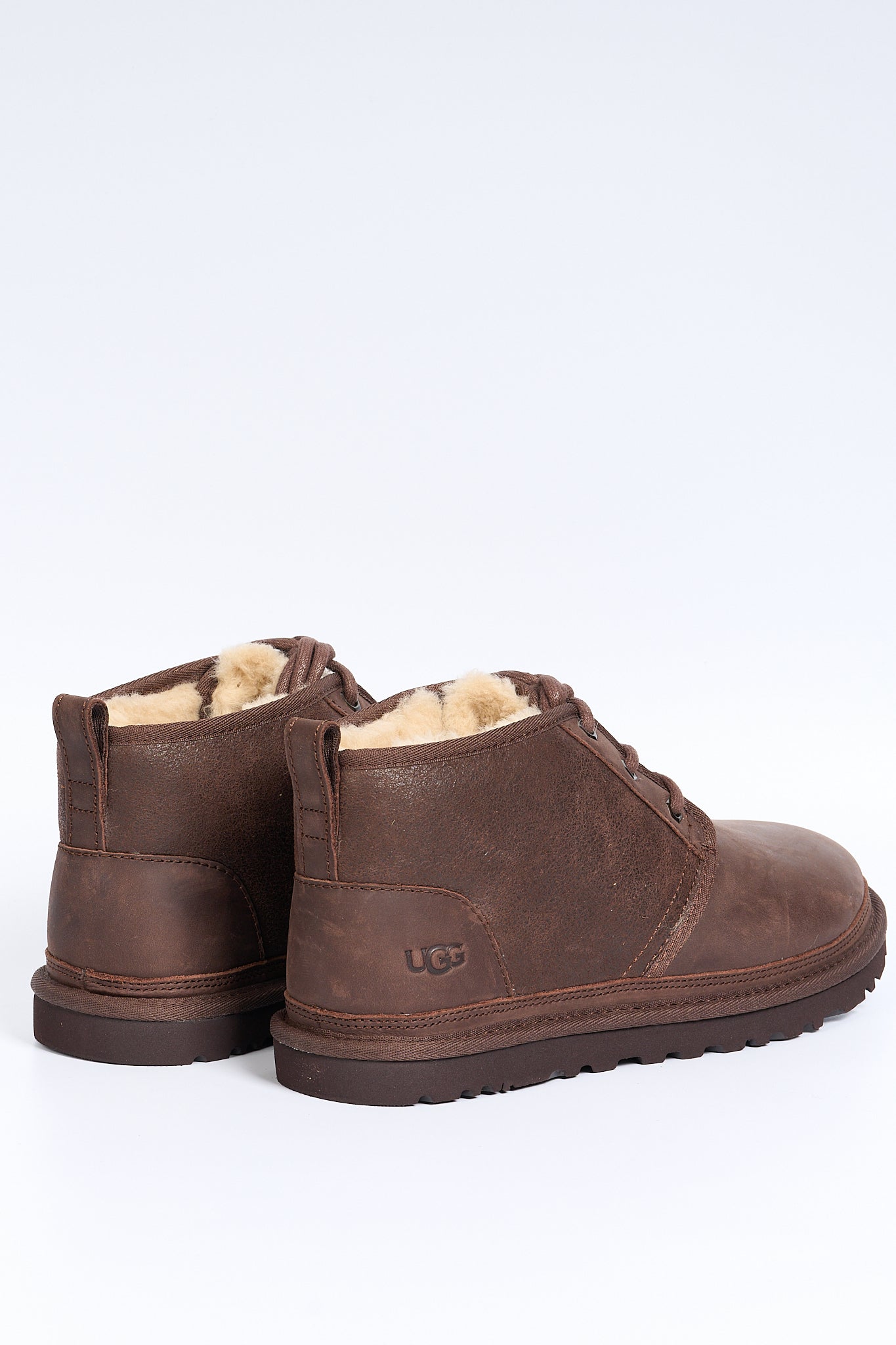 Ugg Scarpa Neumel Stringata Cioccolato Uomo-4