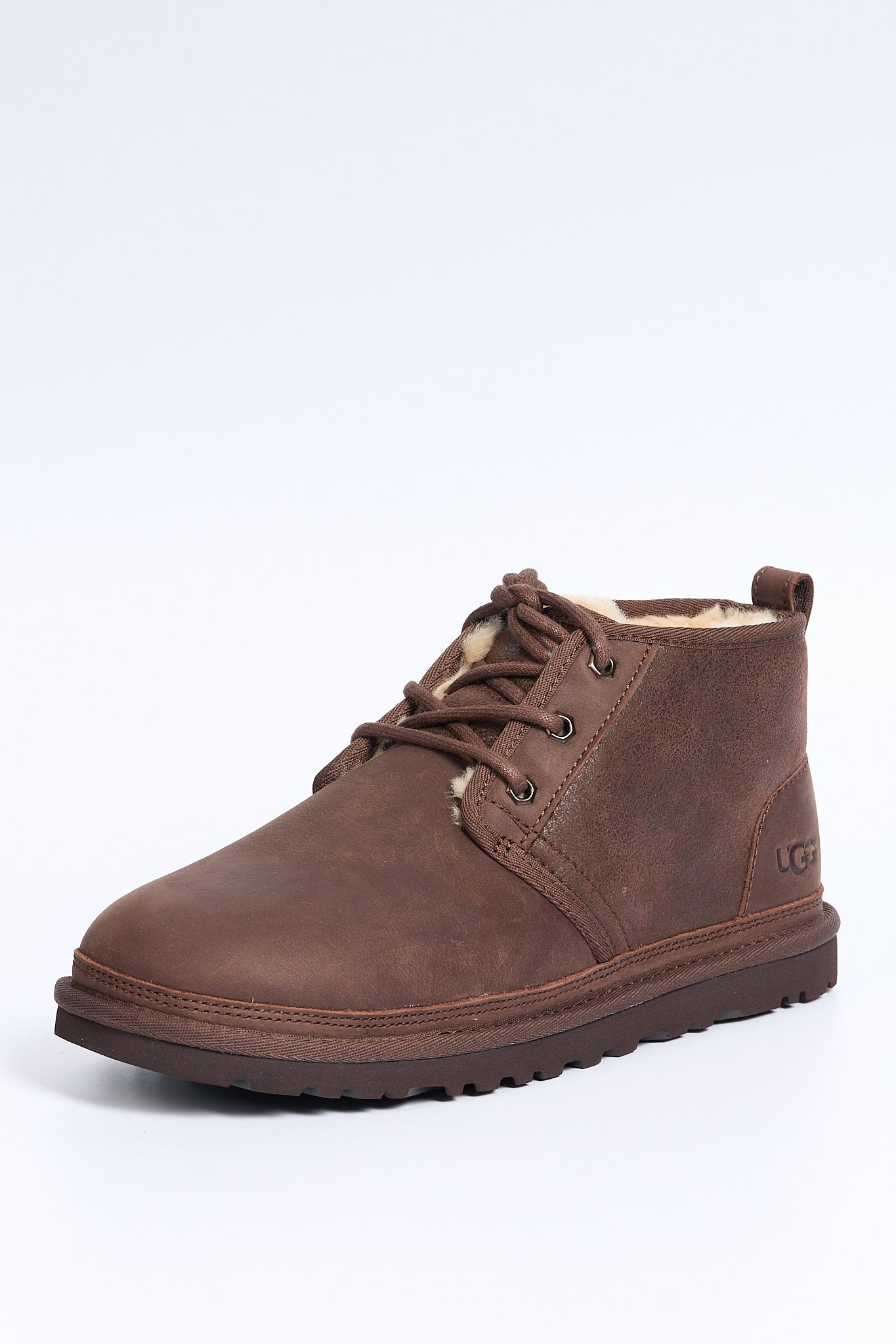 Ugg Scarpa Neumel Stringata Cioccolato Uomo-5