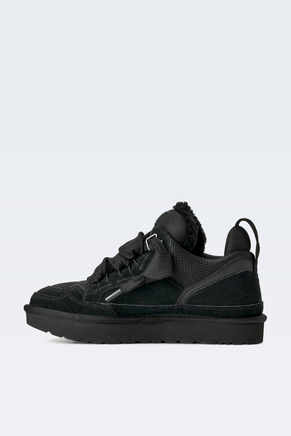 UGG Lowmel sneaker nero donna con tomaia in suede-3
